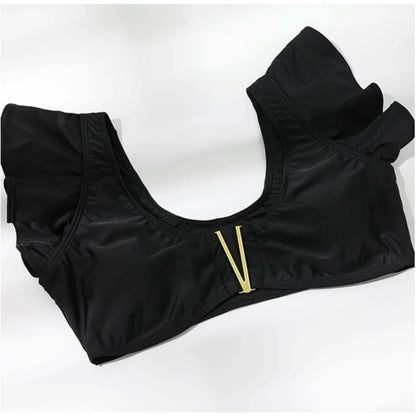 Ladies Swimsuit Flounce Straps with Bikini Bow